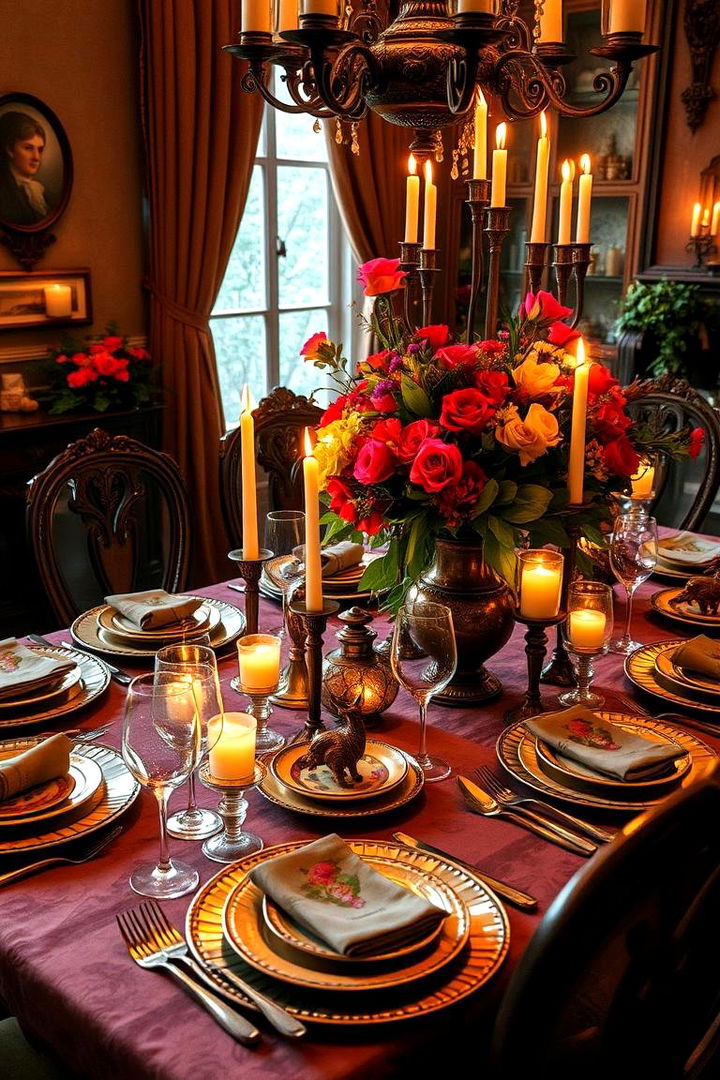 Wizarding World Table Settings - 22 Harry Potter Decor Ideas