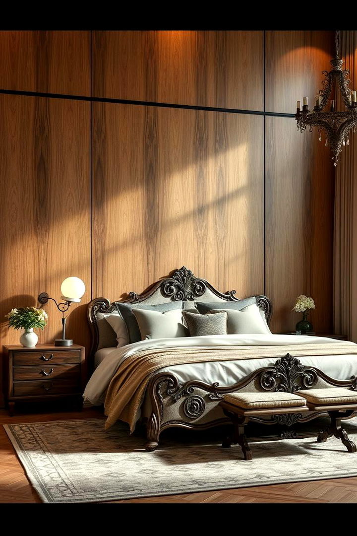 Wood and Metal Detailing - 22 Moroccan Themed Bedroom Ideas