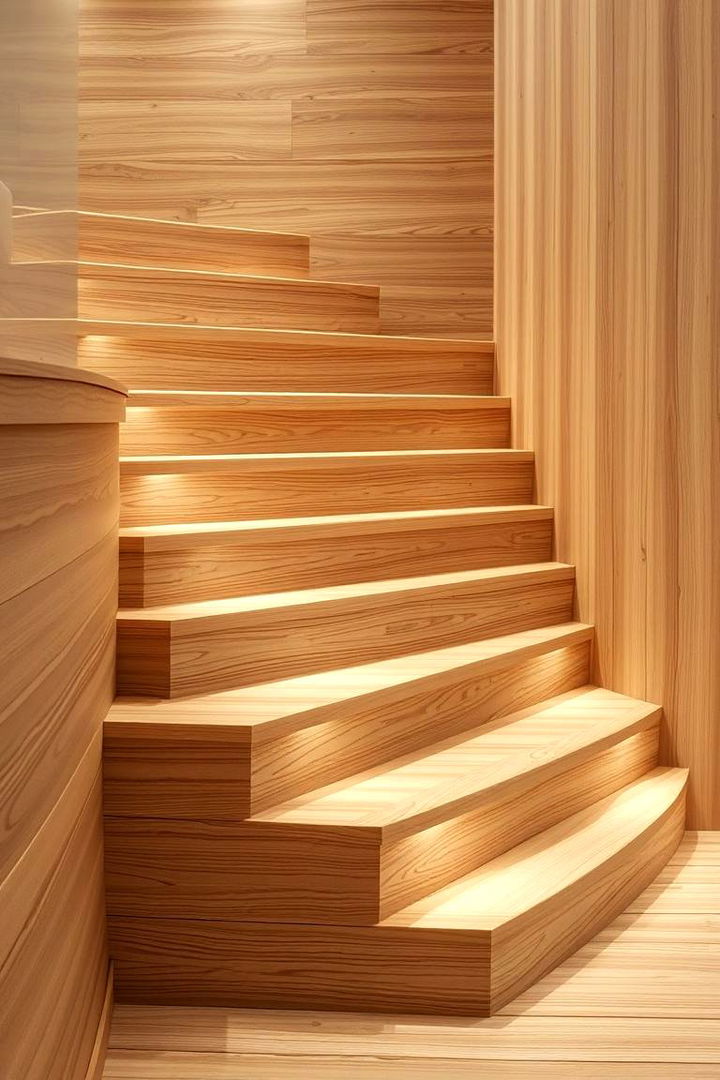Wooden Accented Steps - 22 Front Step Ideas