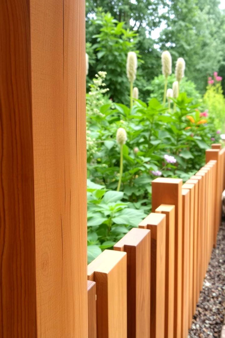 Wooden Border Creations - 22 Garden Edging Ideas