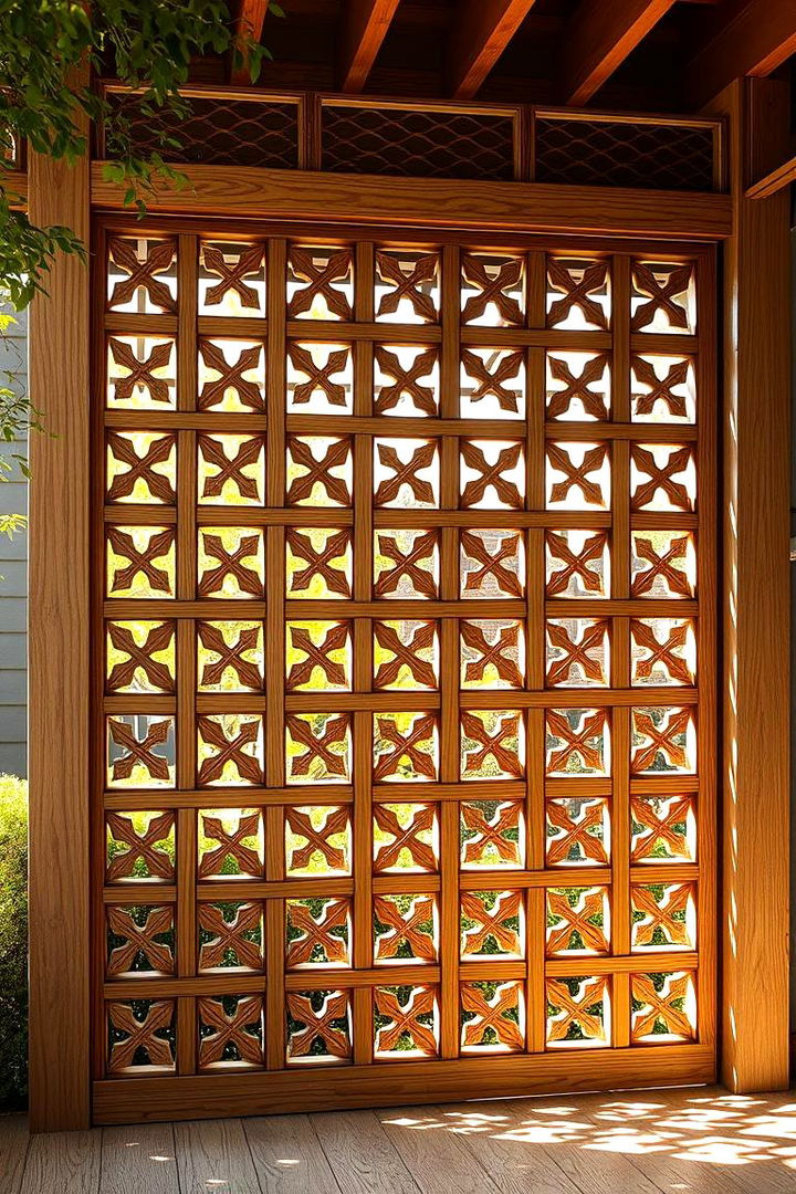 Wooden Lattice and Screen Panels - 22 Garden Screening Ideas