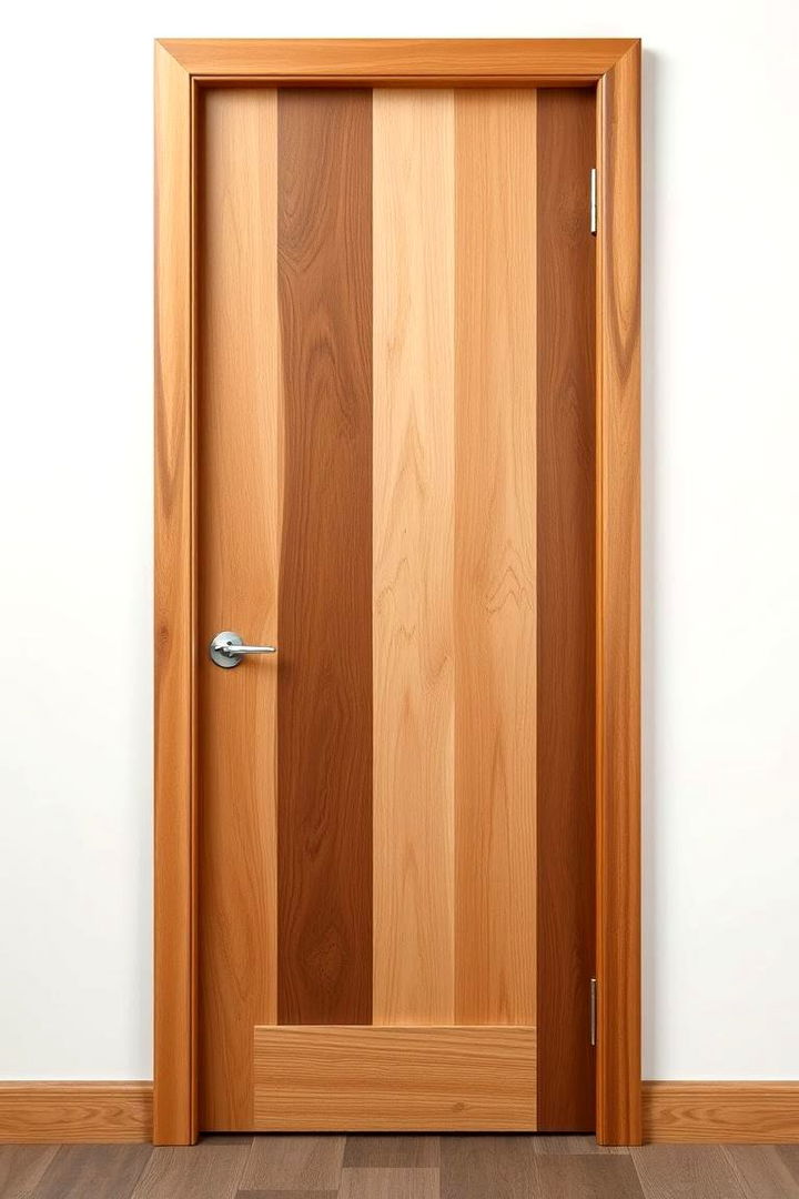 Wooden Panel Masterpiece - 22 Kitchen Door Design Ideas