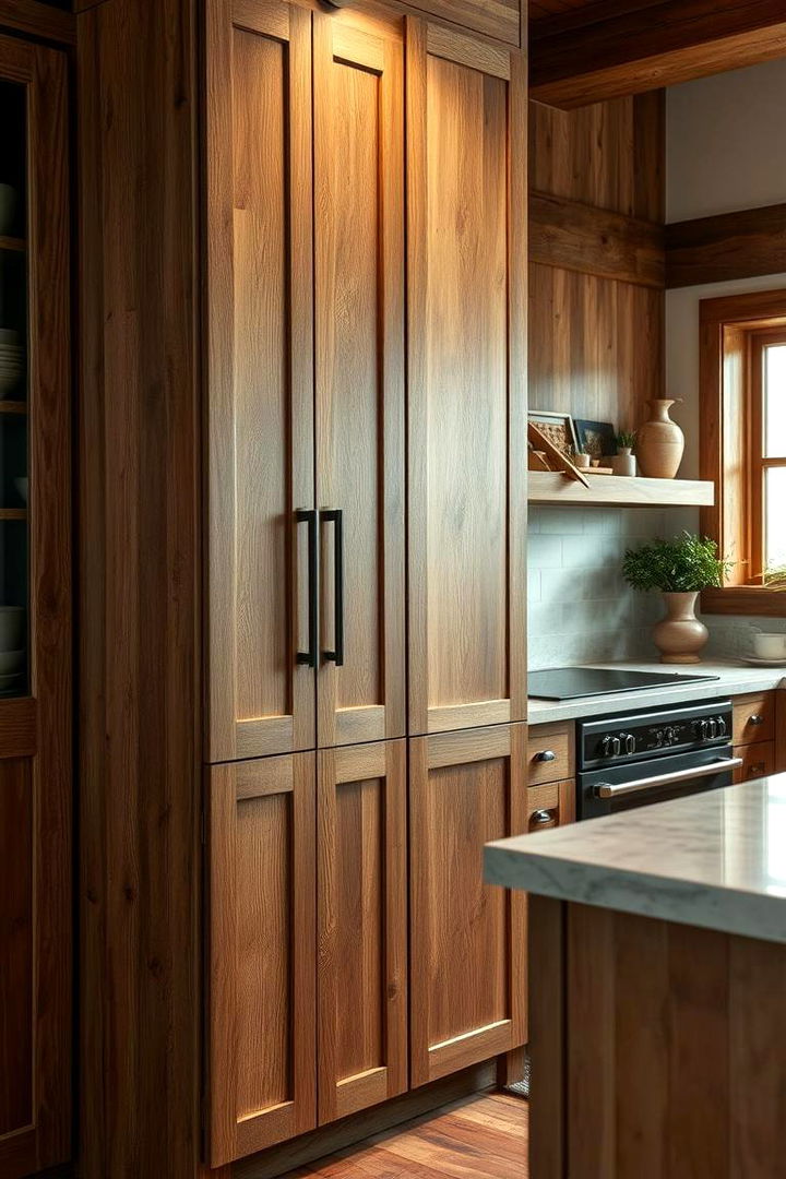 Wooden Panel Splashback - 22 Kitchen Splashback Ideas