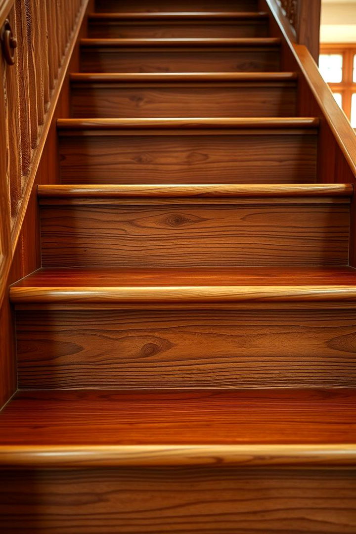 Wooden Stair Risers for a Classic Touch - 22 Stair Riser Ideas