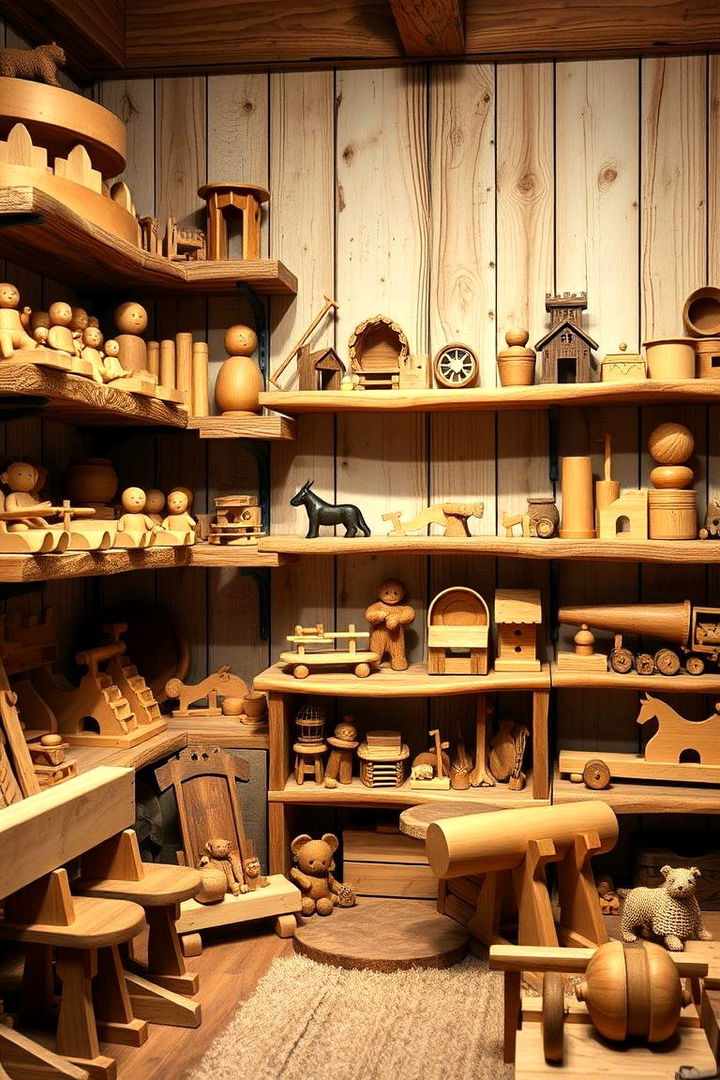 Wooden Toy Wonderland - 22 playroom ideas