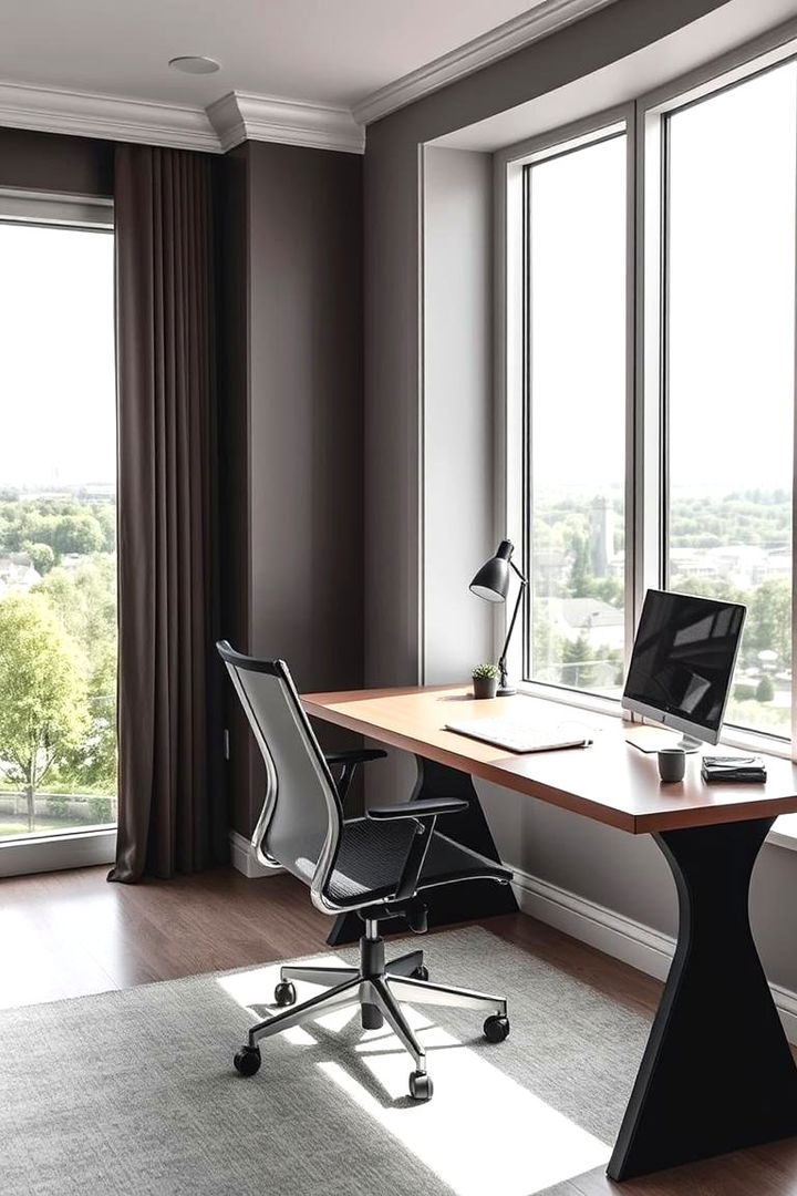 Workspace with a View - 22 Bay Window Ideas