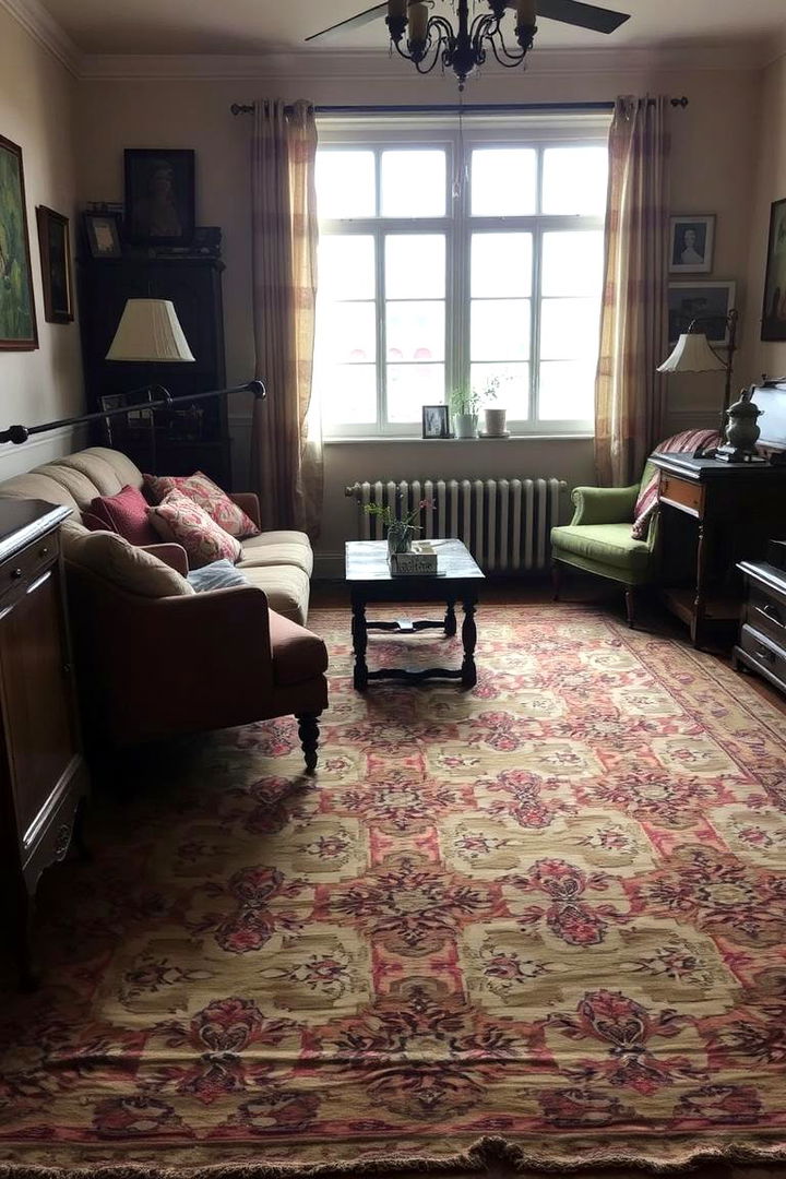 Worn In Patterned Rugs - 22 Vintage Bedroom Ideas