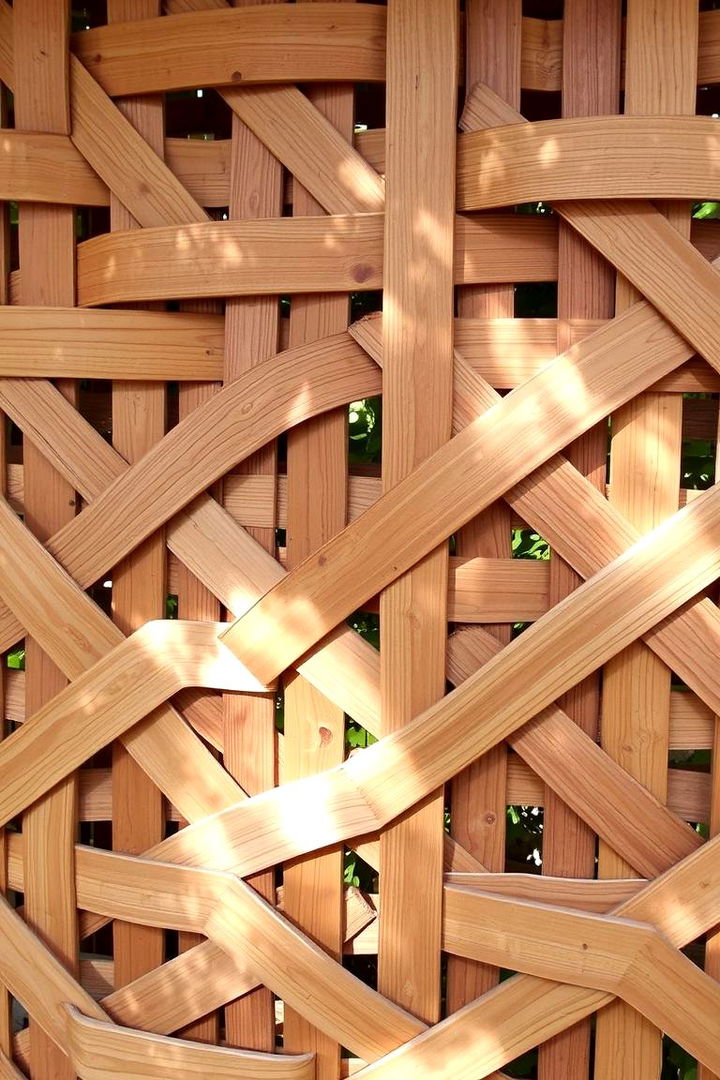 Woven Style Cedar Fencing - 22 Cedar Fence Ideas