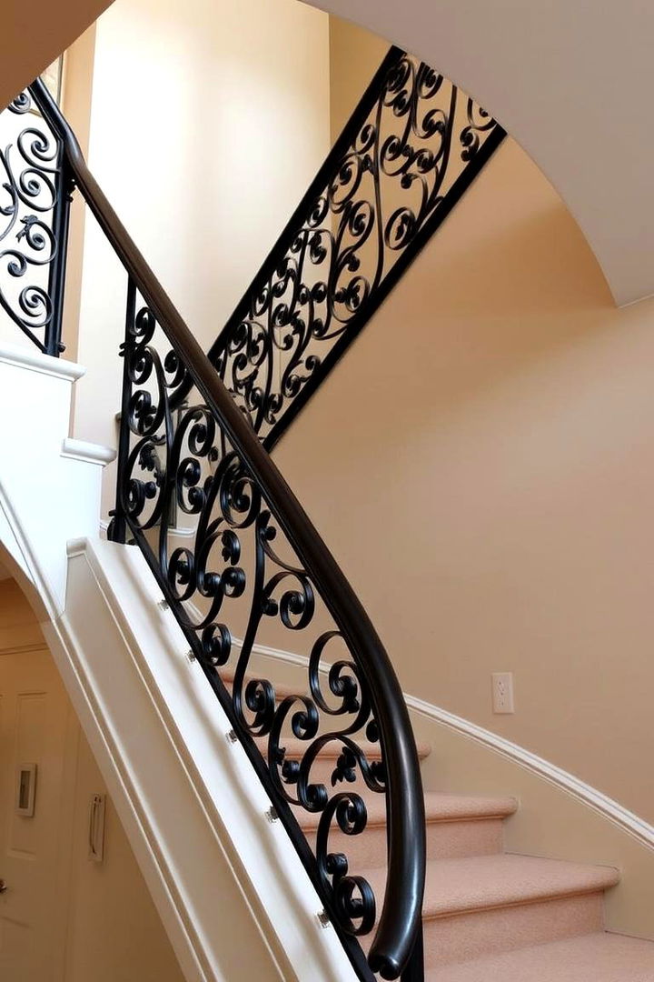 Wrought Iron Accents - 22 Front Step Ideas