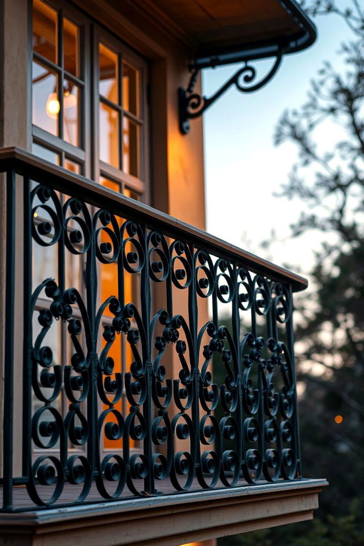 Wrought Iron Classics - 22 Balcony Railing Design Ideas