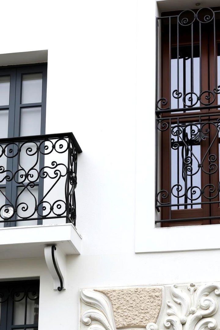 Wrought Iron Details - 22 Mediterranean House Exterior Ideas