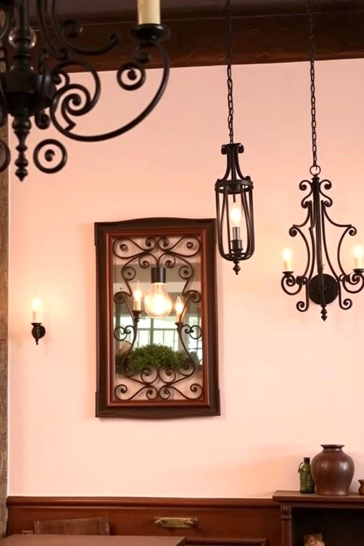 Wrought Iron Elements - 22 French Country Living Room Ideas