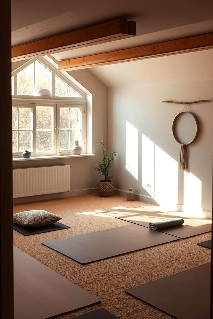 Yoga and Meditation Corner - 22 Basement Gym Ideas