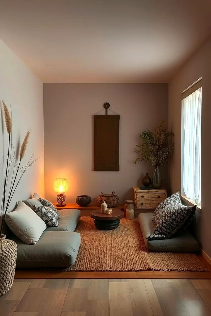 Zen Corner with Boho Vibes - 22 Boho Meditation Room Ideas