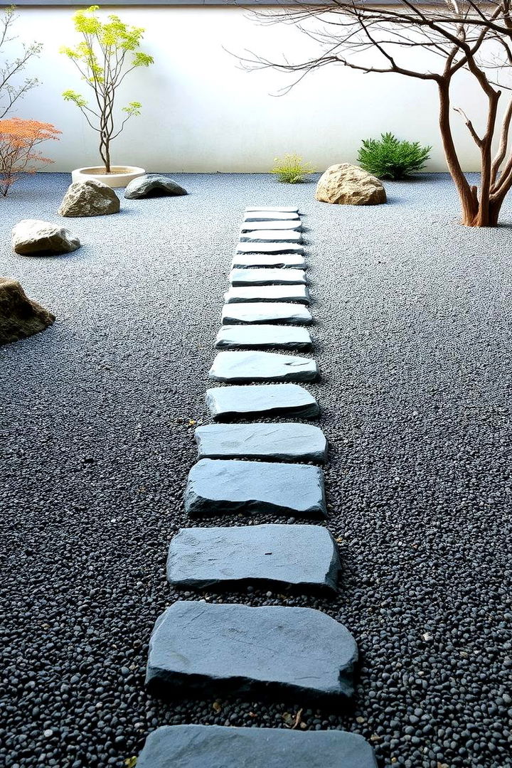 Zen Garden Bluestone Walkway - 22 Bluestone Walkway Ideas
