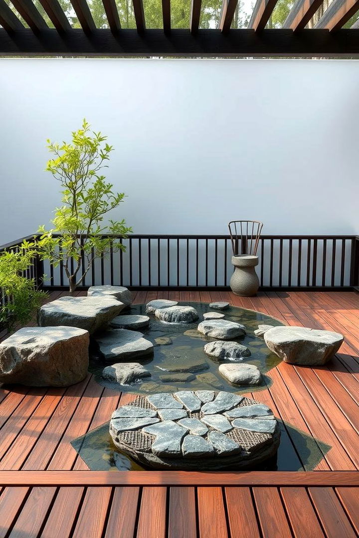 Zen Garden Deck - 22 Backyard Deck Ideas