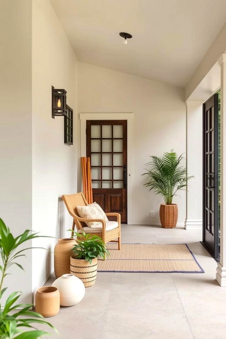 Zen Garden Haven - 22 Enclosed Porch Ideas