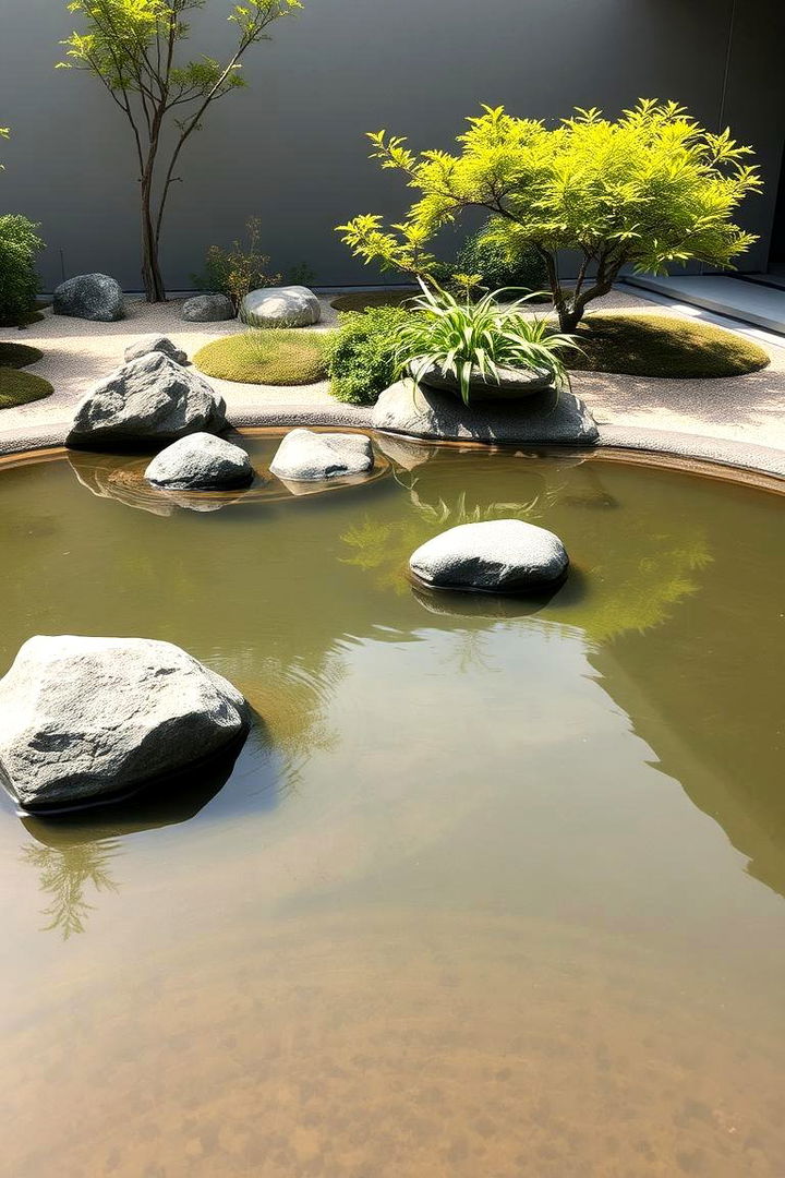 Zen Garden Pond - 22 Backyard Pond Ideas