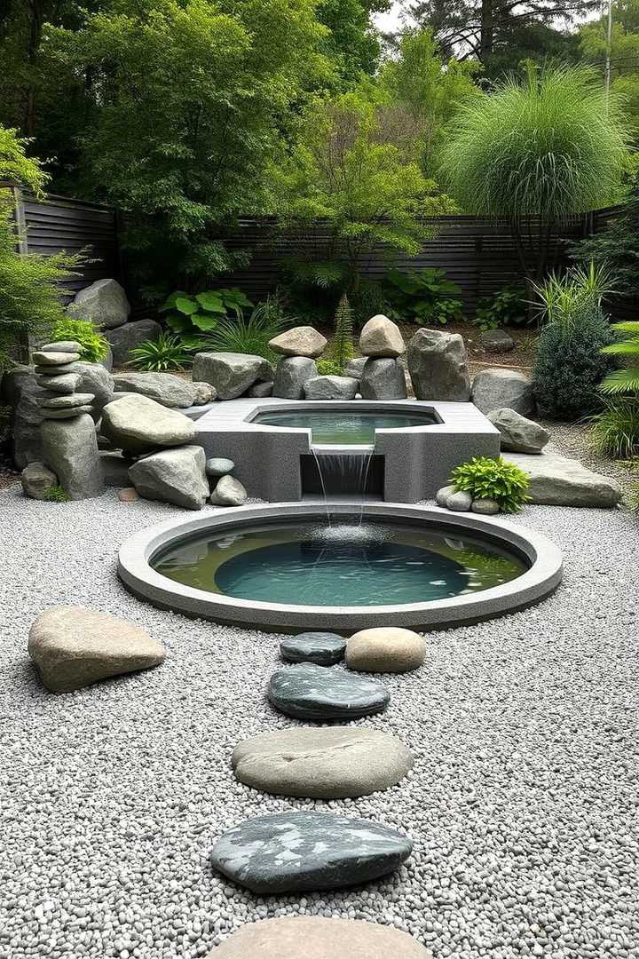 Zen Garden Retreat - 22 Hot Tub Landscaping Ideas
