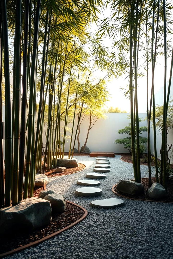 Zen Garden Retreat - 22 L Shaped Backyard Ideas