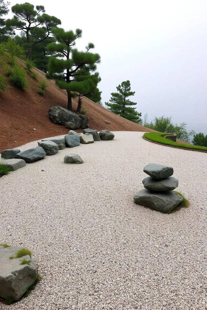 Zen Garden Retreat - 22 Sloped Garden Ideas