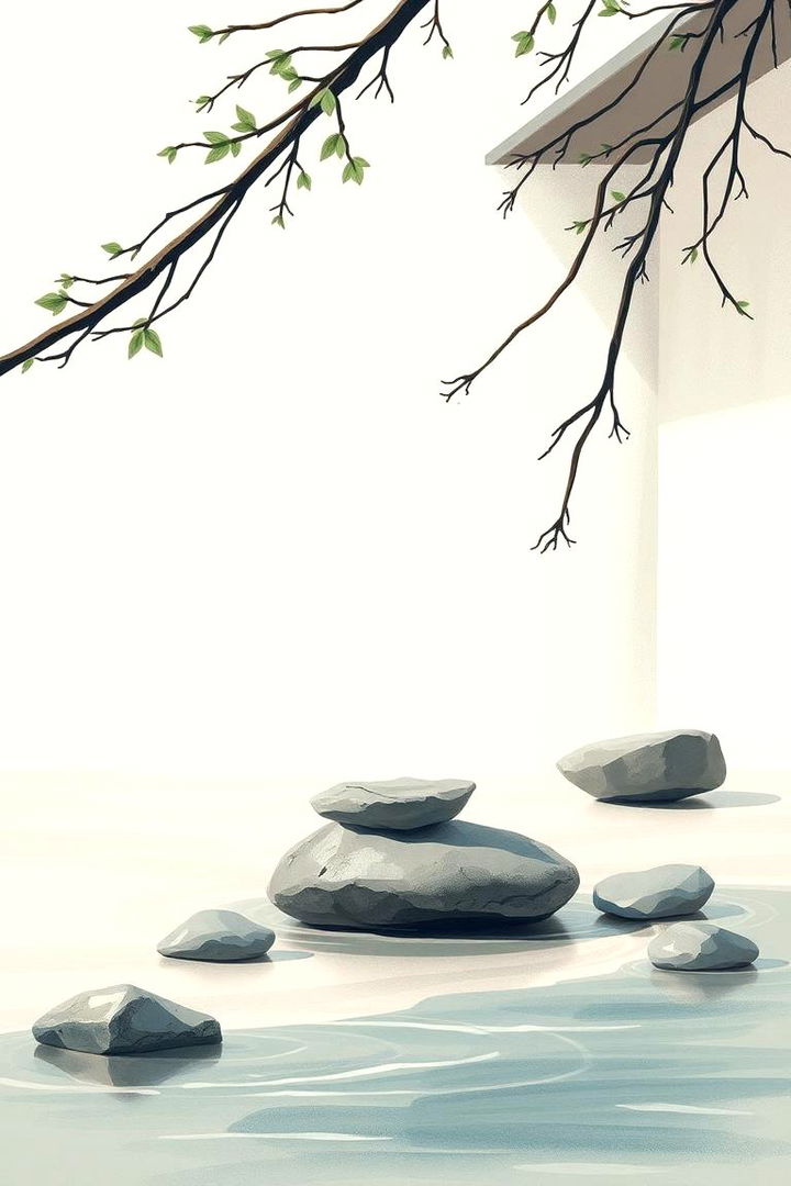 Zen Inspiration - 22 Bathroom Mural Ideas
