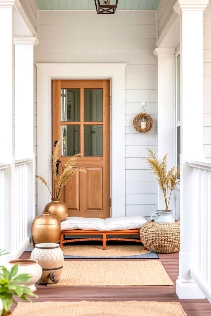 Zen Inspired Meditation Nook - 22 Front Porch Deck Ideas