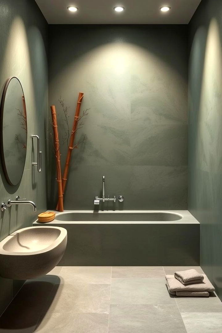 Zen Inspired Sanctuary - 22 Sage Green Bathroom Ideas