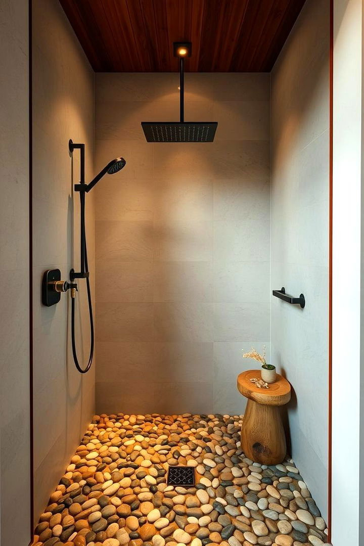 Zen Inspired Shower - 22 Natural Bathroom Ideas