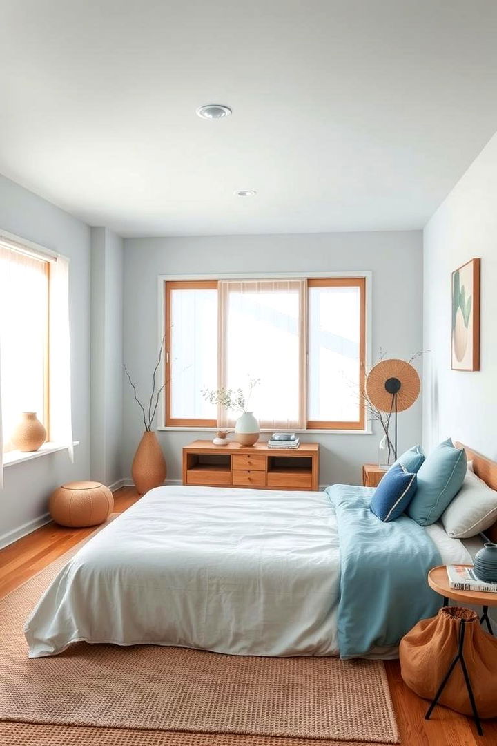 Zen Inspired Sky Blue Designs - 22 Sky Blue Bedroom Ideas