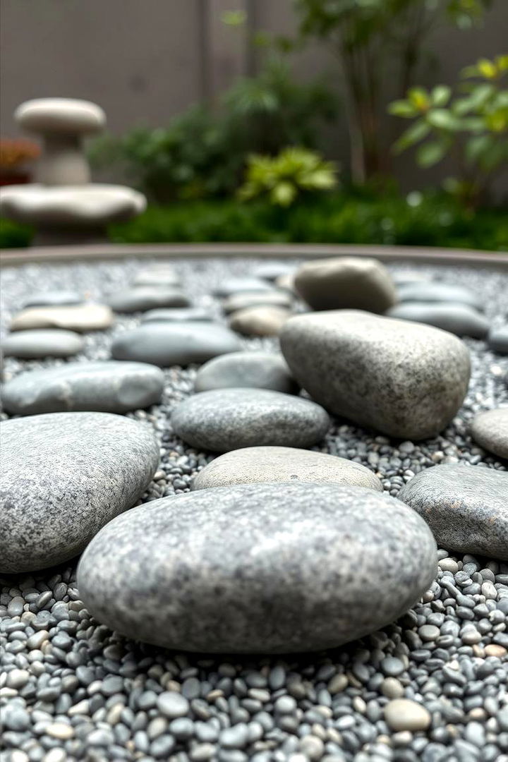Zen Inspired Stone Arrangement - 22 Stone Walkway Ideas