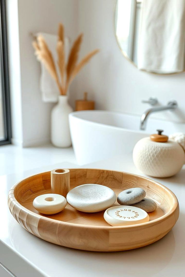 Zen Inspired Tray - 22 Bathroom Tray Ideas