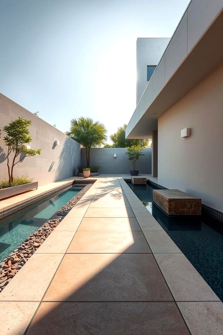 Zen Inspired Walkway - 22 Pool Walkway Ideas