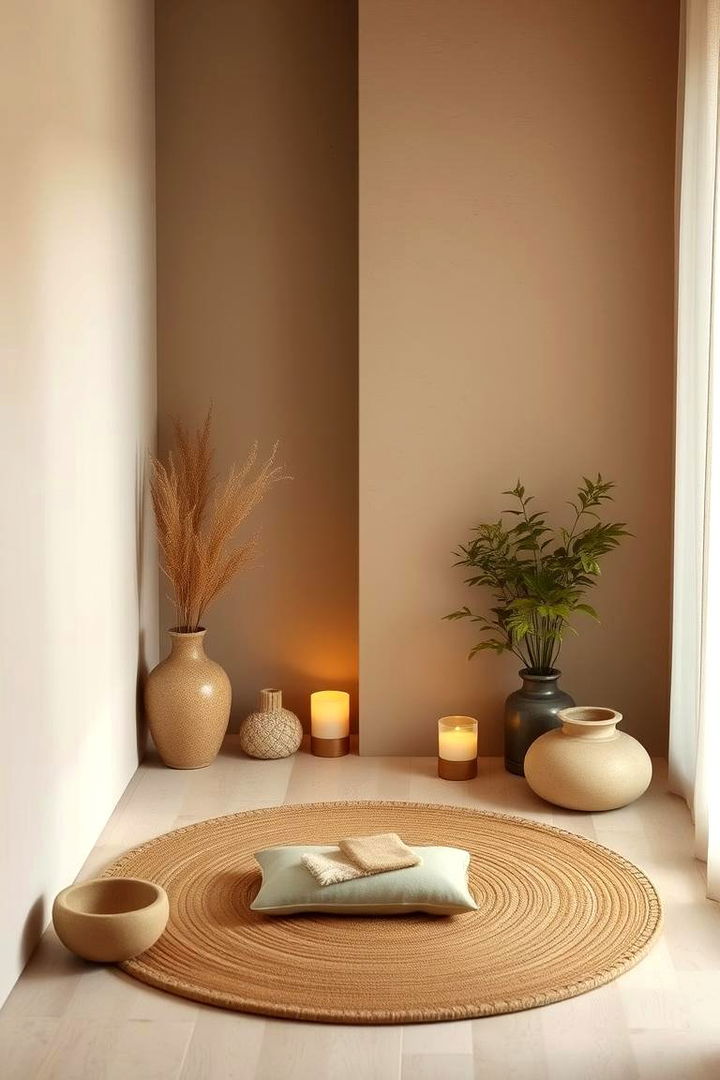 Zen Meditation Corner - 22 Therapist Room Ideas