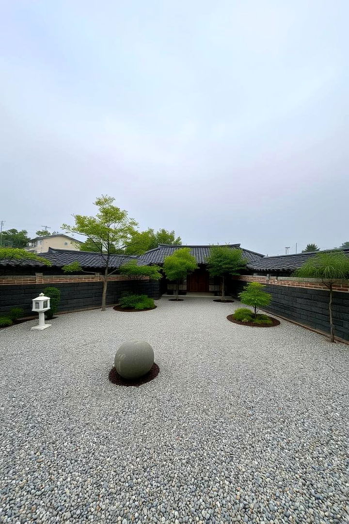 Zen Style Gravel Garden Retreat - 22 Gravel Garden Ideas