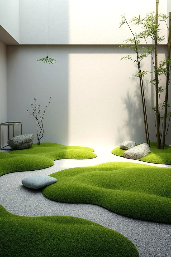 Zen Style Moss Garden - 22 Moss Garden Ideas
