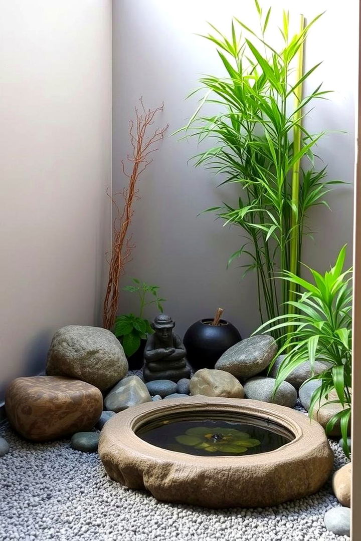 Zen inspired Meditation Corner - 22 Townhouse Backyard Ideas