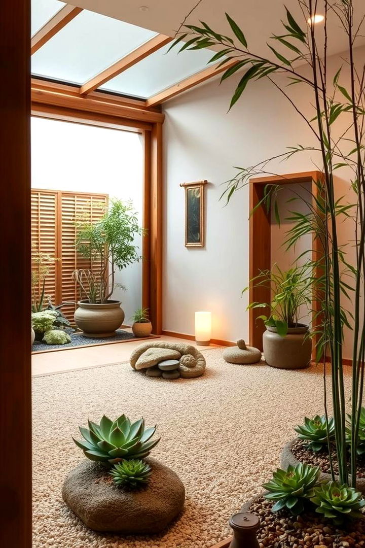 Zen inspired Plant Sanctuary - 22 Plant Room Ideas