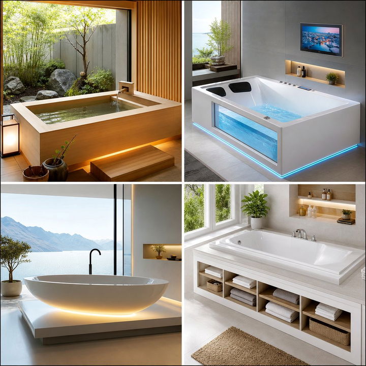 22 Bathtub Ideas to Create a Spa-Like Retreat in Your Bathroom