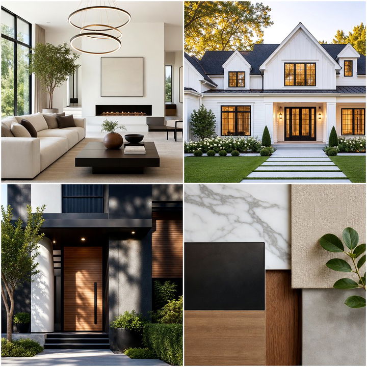 22 Beige and Black House Exterior Ideas for Bold Contrast