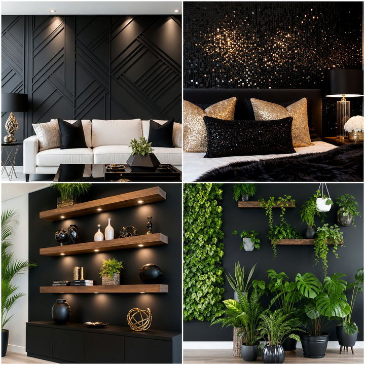 22 Black Accent Wall Ideas: Bold Focal Points for Any Room