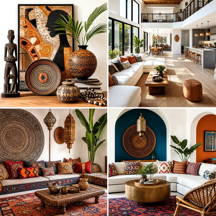 22 Black Boho Living Room Ideas for Eclectic Vibes