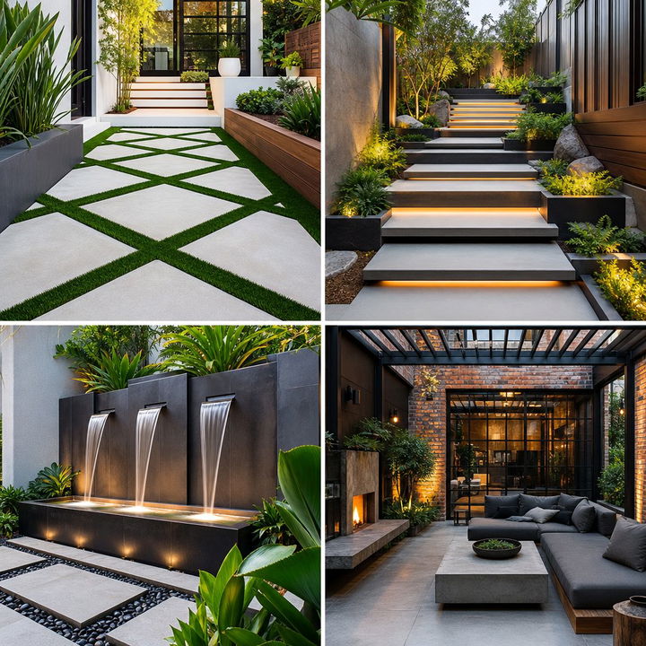 22 Elegant Black Brick Walkway Design Inspirations