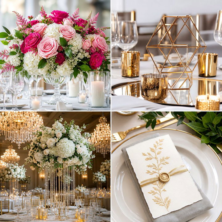 22 Wedding Table Decoration Ideas to Impress Guests