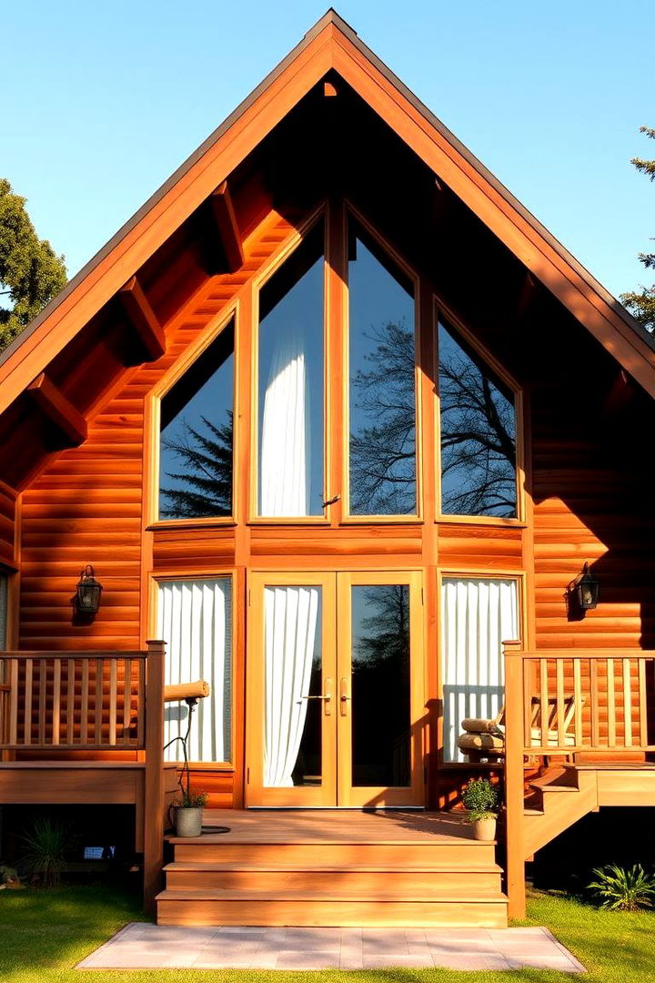 Architectural Inspiration - A-Frame House Balcony Ideas for Scenic Living