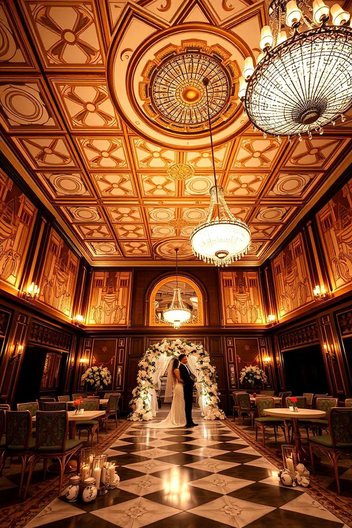 Art Deco Venue Selection - Great Gatsby Wedding Ideas for 1920s Glamour