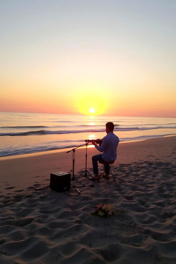 Beachside Serenade Proposal - Romantic Wedding Proposal Ideas for a Memorable Moment