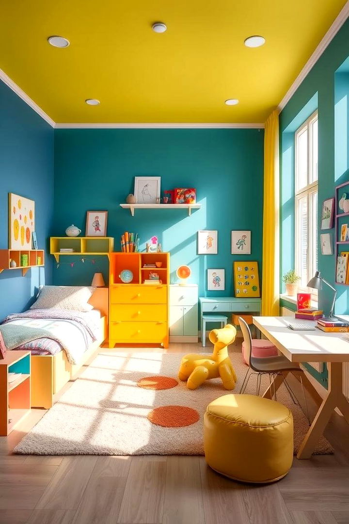 Bold Color Themes for Energy - Kids Room Ideas for Fun & Functional Spaces