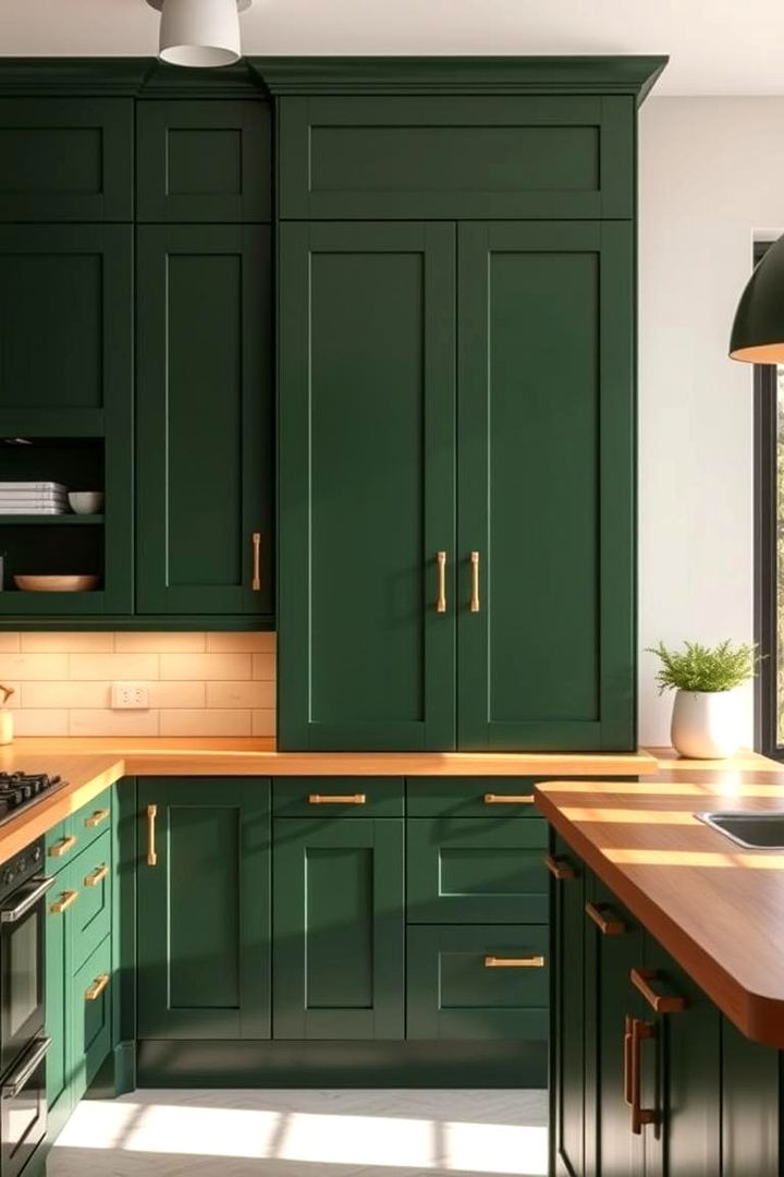 Bold Forest Green Cabinets - Forest Green Kitchen Ideas to Refresh Your Space