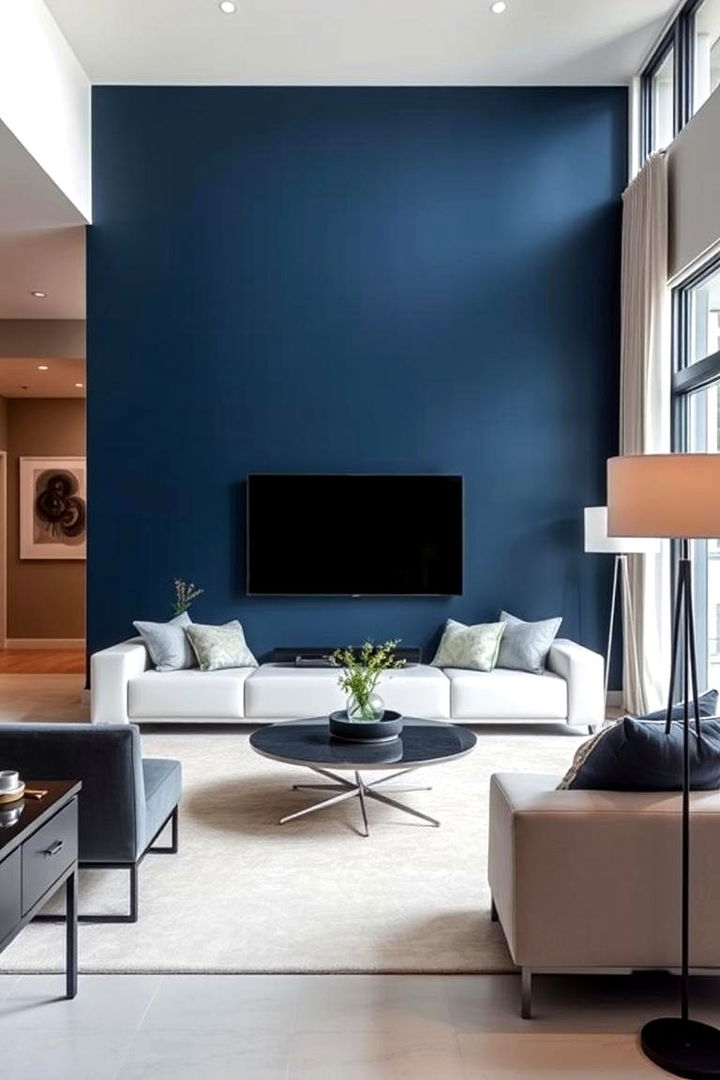 Bold Navy Blue - Accent Wall Colors to Elevate Your Interior Design Style